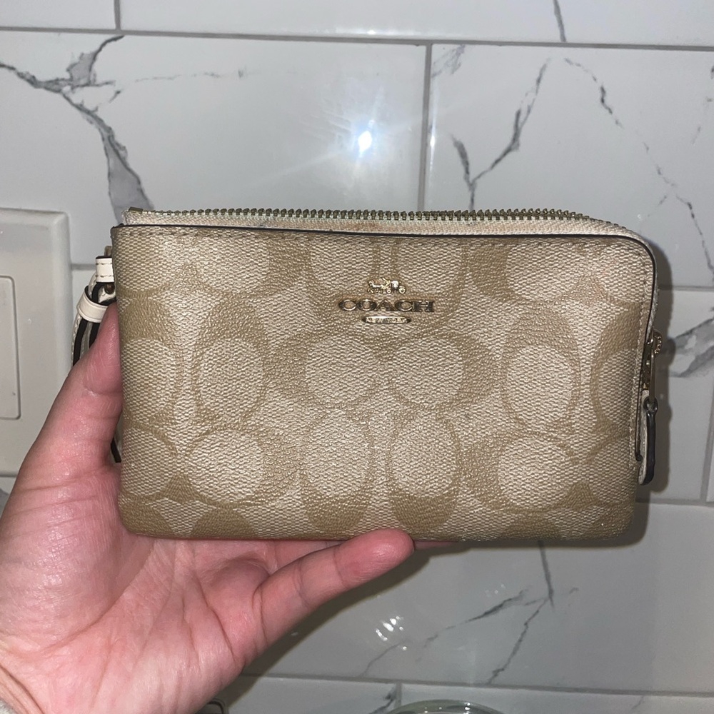 Gently used Coach wristlet!